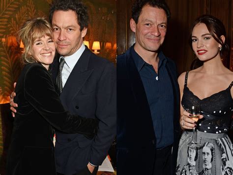 lily james dominic west wife